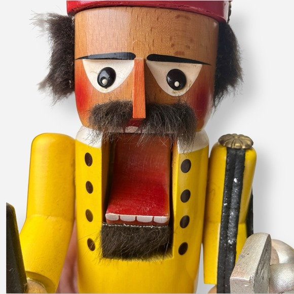 Steinbach Nutcracker Golfer Germany Golf‎ Clubs Ball 17" Vintage - Picture 3 of 10